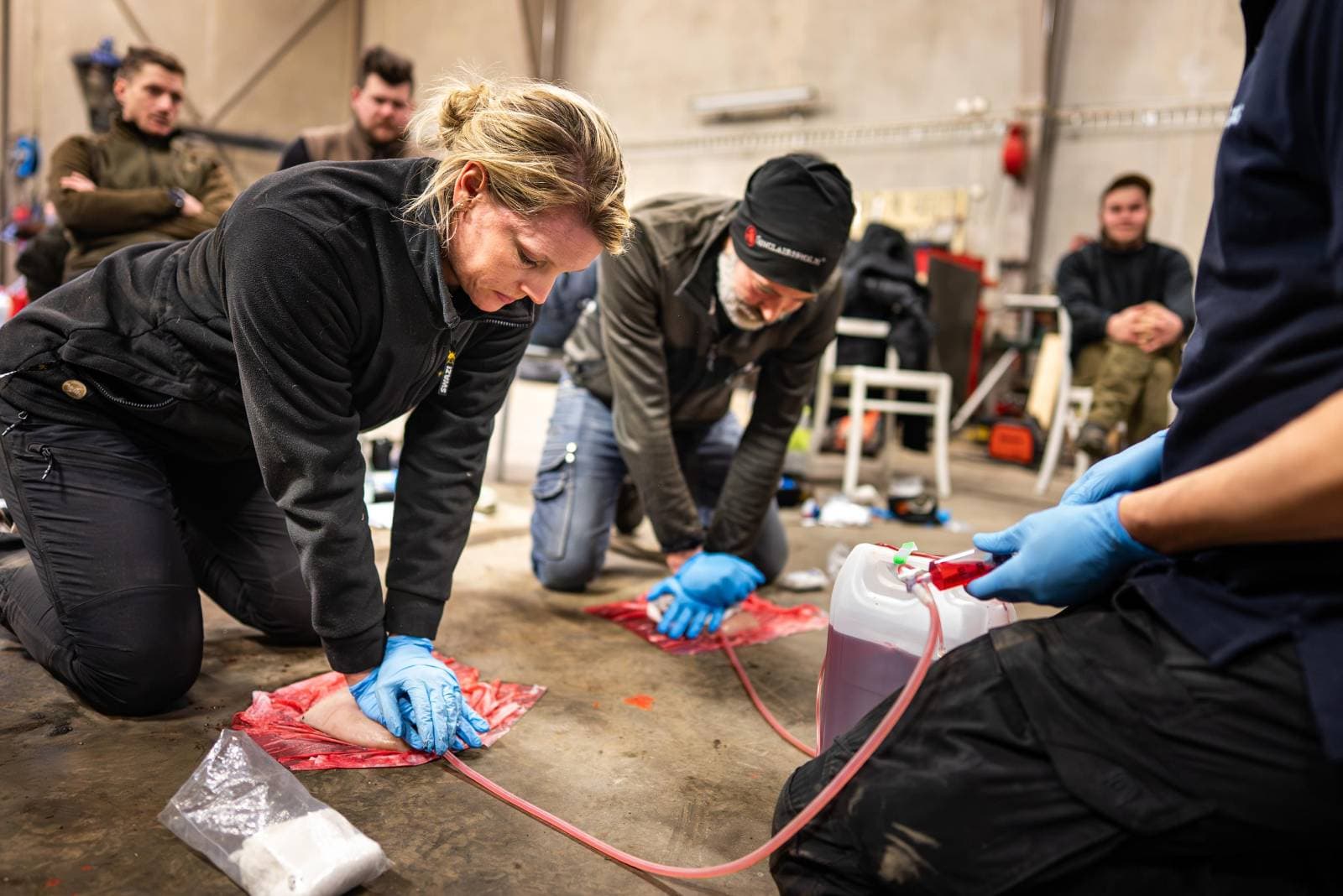 Wound-packing and bleeding-control practice